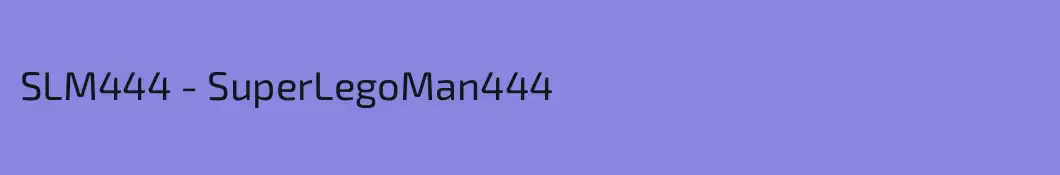 SLM444 - SuperLegoMan444